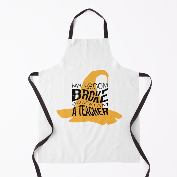 Item preview, My Broom Broke so Now I Am a Teacher Classic T-shirt designed and sold by ouaredi.