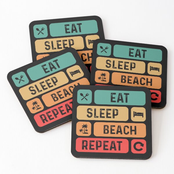 Item preview, Lets Get Matching Family Vacation | Matching Summertime Family Vacation 2022 | Eat Sleep Beach Repeat  designed and sold by Teshirt ★★★★★.