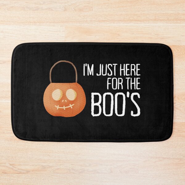Item preview, Halloween funny and minimal ghost pumpkins "I'M JUST HERE FOR THE BOO'S" designed and sold by VINASU.