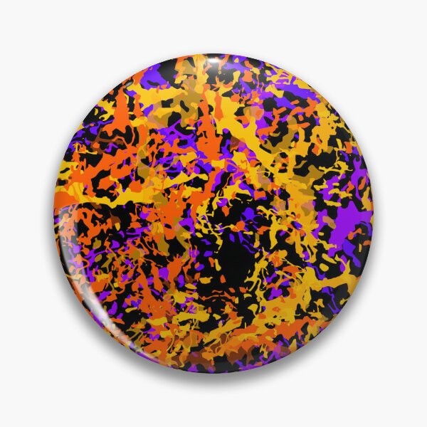 Item preview, Paint Dots Vector Yellow and Purple on Black designed and sold by Bespired.