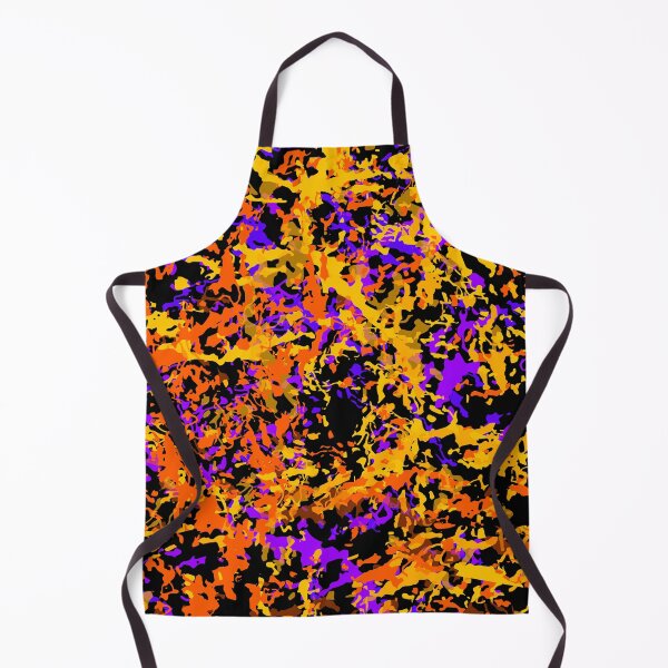 Item preview, Paint Dots Vector Yellow and Purple on Black designed and sold by Bespired.