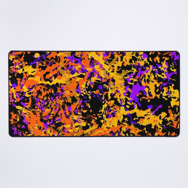 Item preview, Paint Dots Vector Yellow and Purple on Black designed and sold by Bespired.