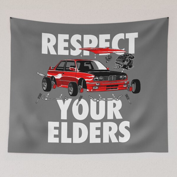 Item preview, Respect Your Elders Vintage Car Muscle Parts Lifting designed and sold by halleinstyle.