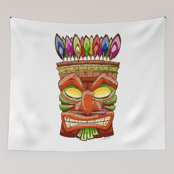 Item preview, Ancient totem with colorful feathers designed and sold by si3iy.