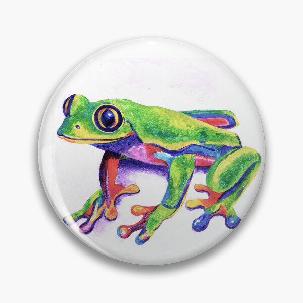 Item preview, Crazy Rainbow Frog designed and sold by Tiffany Budd.