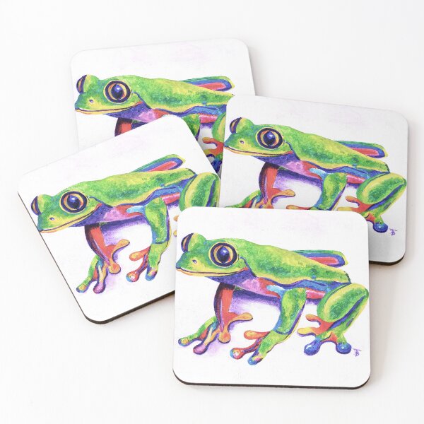 Item preview, Crazy Rainbow Frog designed and sold by Tiffany Budd.