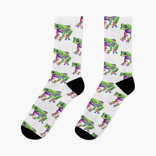 Item preview, Crazy Rainbow Frog designed and sold by Tiffany Budd.