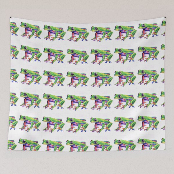 Item preview, Crazy Rainbow Frog designed and sold by Tiffany Budd.