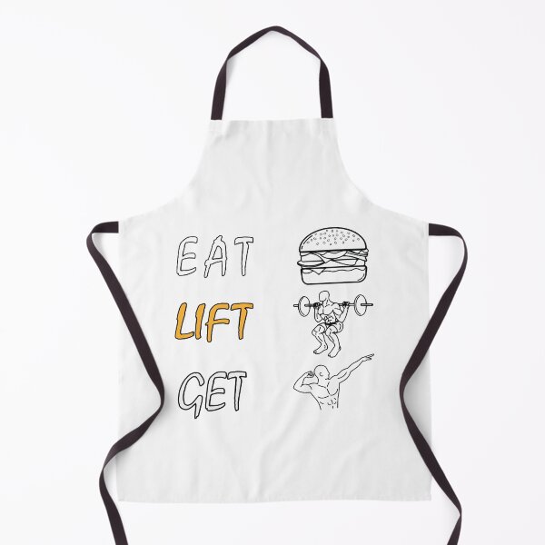 Item preview, Eat Burger Lift Heavy Get Thiccc  GYM  Bodybuilding motivation  Funny food  designed and sold by Todayshirtyp.