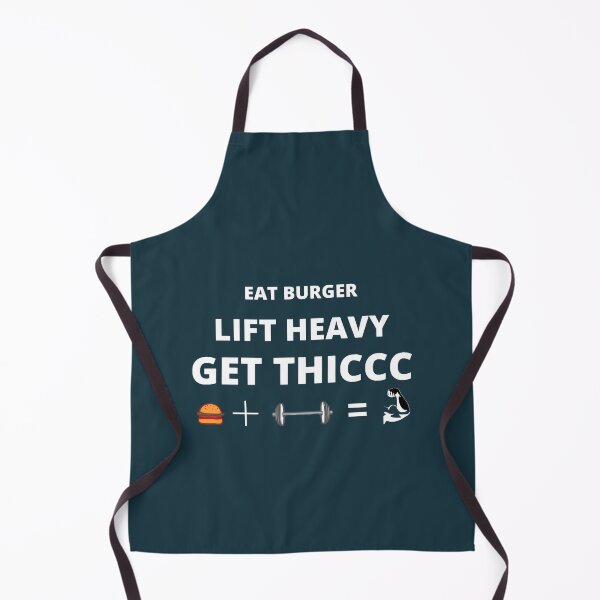 Item preview, EAT BURGER LIFT HEAVY GET THICCC designed and sold by Todayshirtyp.
