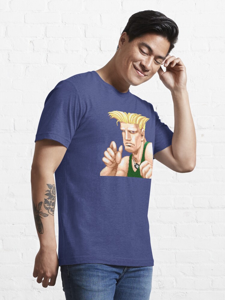 SF2 CHAMPION EDITION GUILE FACE OFF Sticker by PIXLTEES