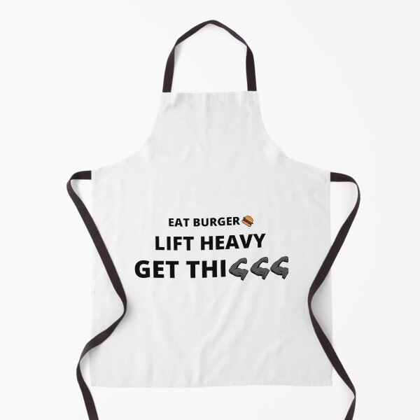 Item preview, EAT BURGER LIFT HEAVY GET THICCC designed and sold by Todayshirtyp.