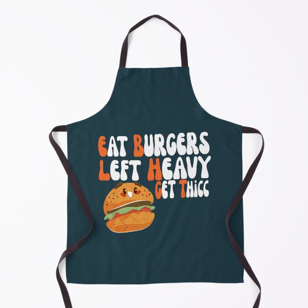 Item preview, eat burgers left heavy get thicc designed and sold by Todayshirtyp.