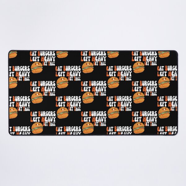 Item preview, eat burgers left heavy get thicc designed and sold by Todayshirtyp.