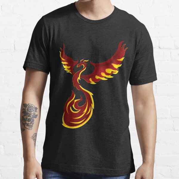 Phoenix Illustration Colourful Digital Art Essential T-Shirt