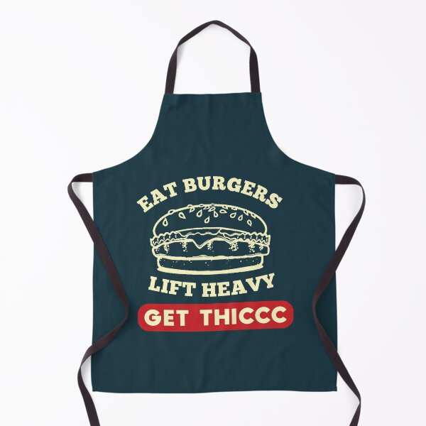Item preview, Eat burgers lift heavy get thicc designed and sold by Todayshirtyp.