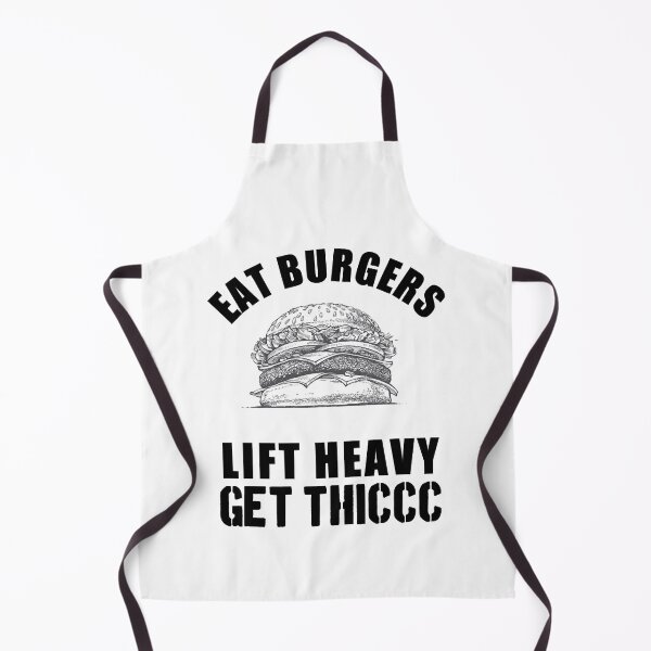 Item preview, Eat burgers lift heavy get thicc designed and sold by Todayshirtyp.