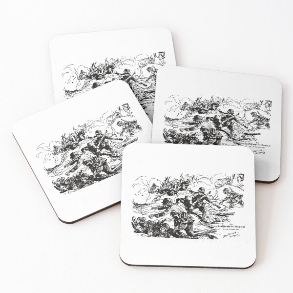 Item preview, Battle of Cambrai 1917 World War One German Art    designed and sold by PopCultureClote.
