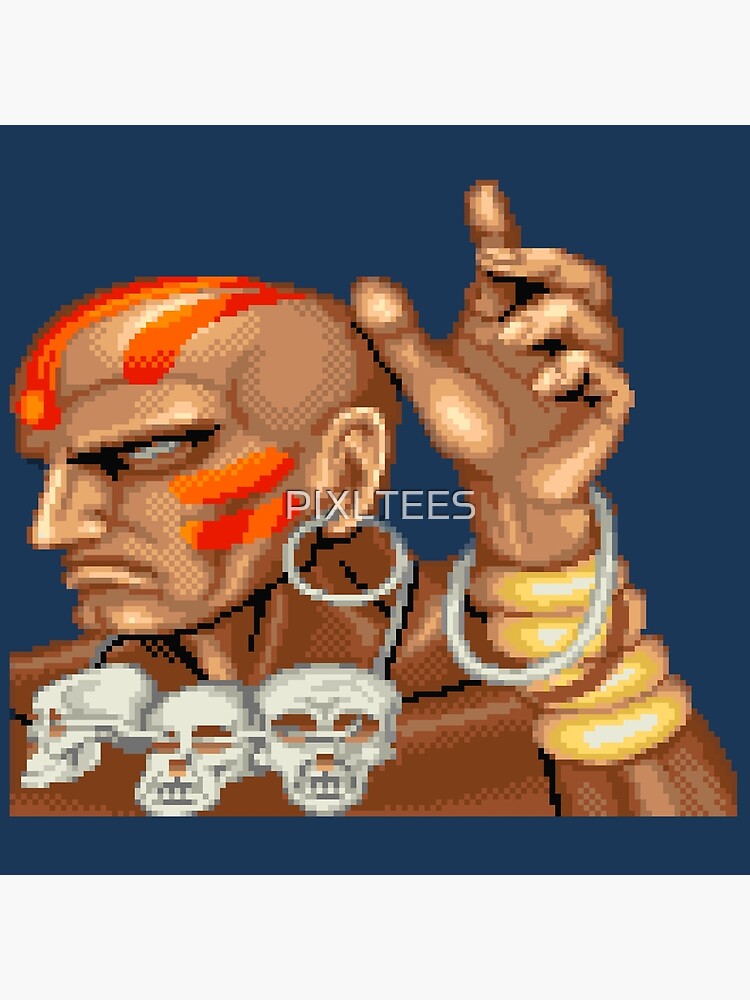 SF2 CHAMPION EDITION GUILE FACE OFF Sticker by PIXLTEES