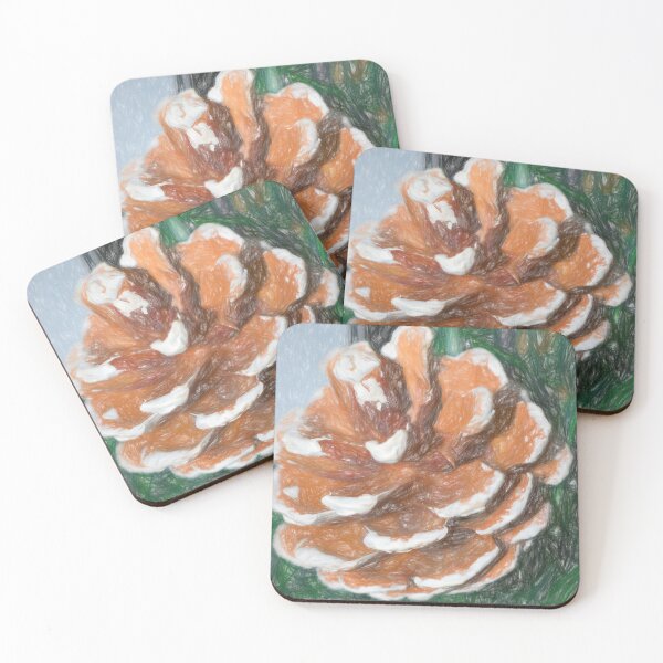 Item preview, Colored Pencil Pine Cone designed and sold by bertsworks300.