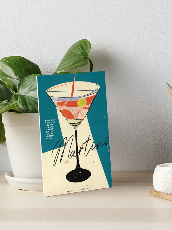 REPRO AFFICHE PUB MARTINI VERMOUTH ANCIENNE VINTAGE TOILE POSTER PHOTO PUBLICIT&Eacute;