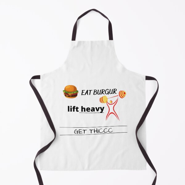 Item preview, Eat burgers lift heavy get thicc designed and sold by Todayshirtyp.