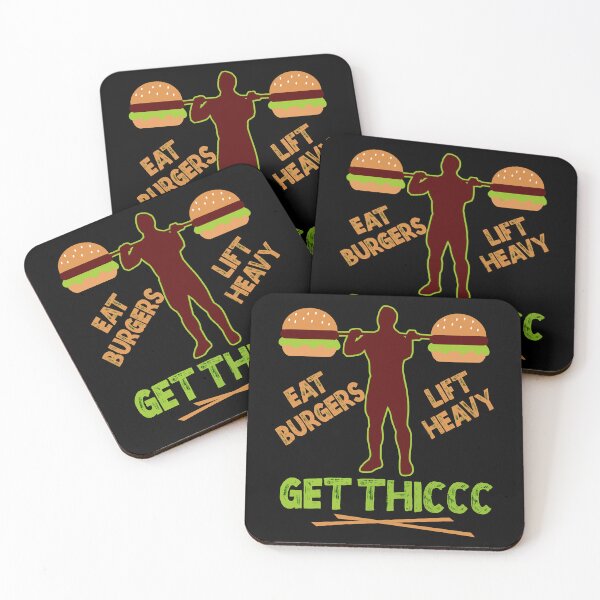 Item preview, Eat burgers lift heavy get thiccc  designed and sold by Todayshirtyp.