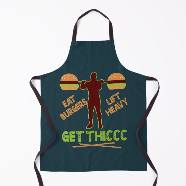 Item preview, Eat burgers lift heavy get thiccc designed and sold by Todayshirtyp.