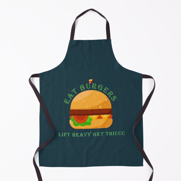 Item preview, eat burgers lift heavy get thiccc designed and sold by Todayshirtyp.