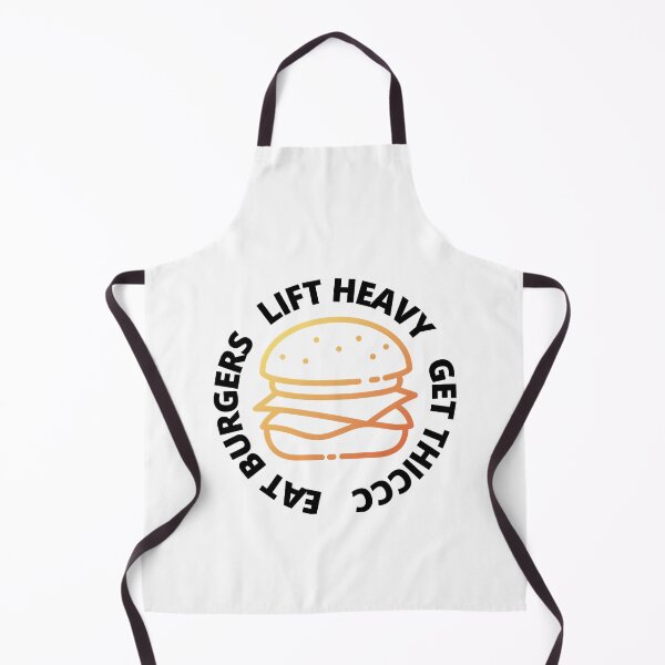 Item preview, eat burgers lift heavy get thiccc  designed and sold by Todayshirtyp.
