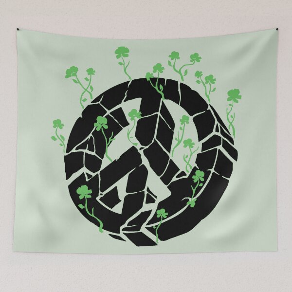 Item preview, Overgrown Ruined Peace Symbol designed and sold by everything4eva.