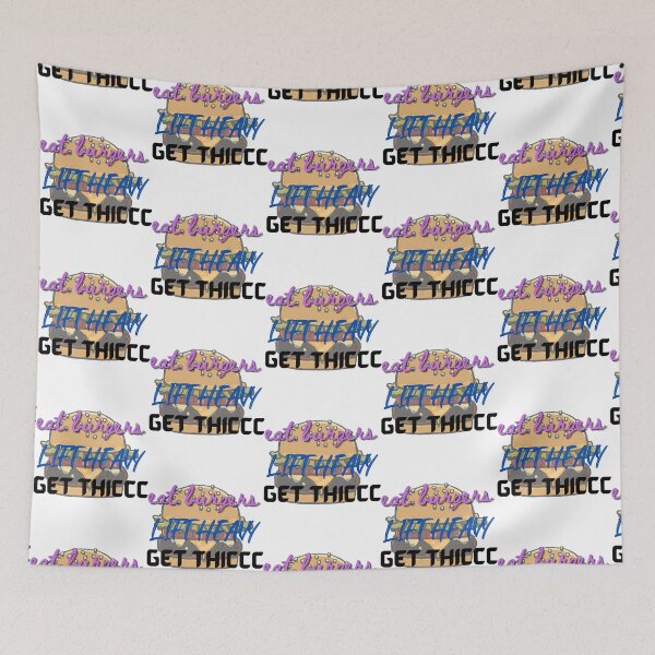 Item preview, Eat Burgers Lift Heavy Get Thiccc  designed and sold by Todayshirtyp.