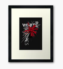 White Stripes Framed Print