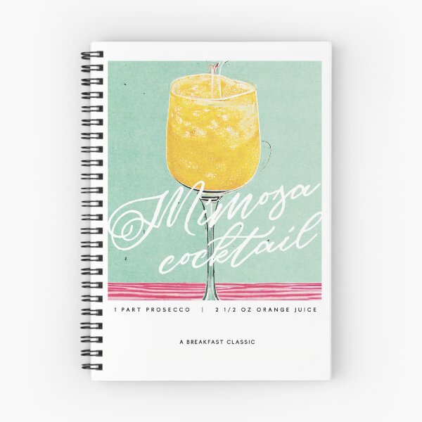 Item preview, Mimosa Retro Cocktail Poster A Breakfast Classic Bar Prints, Vintage Drinks, Recipe, Wall Art designed and sold by betternotes.