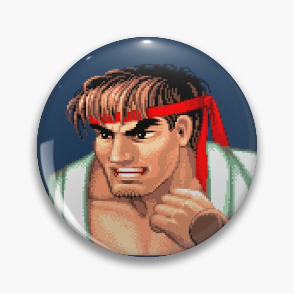 Item preview, SF2 CHAMPION EDITION RYU FACE OFF 2P designed and sold by PIXLTEES.