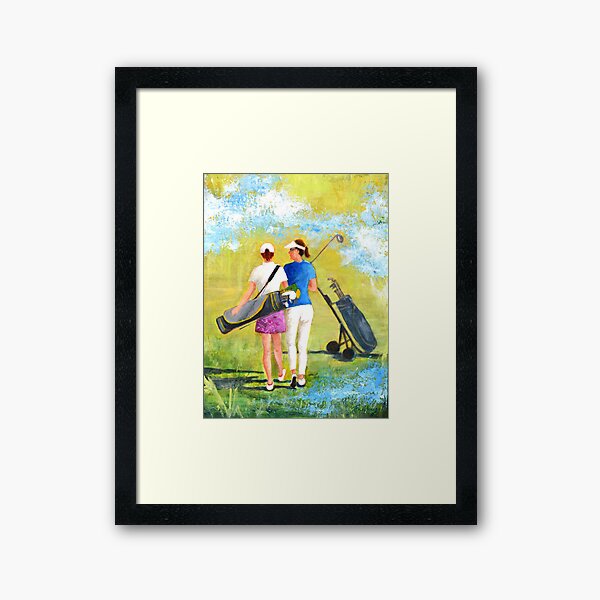 Golf buddies #1 Framed Art Print