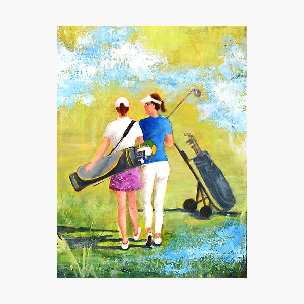 Golf buddies #1 Photographic Print