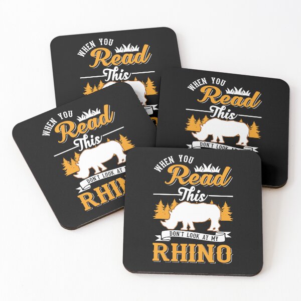 Item preview, When You Read This Don't Look At My Rhino designed and sold by aaronbolser.