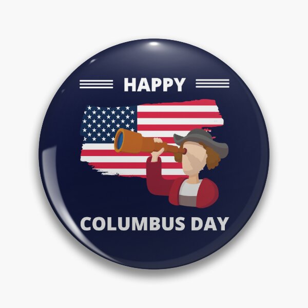 Item preview, Columbus Day with American Flag   designed and sold by PopCultureClote.