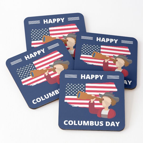 Item preview, Columbus Day with American Flag   designed and sold by PopCultureClote.