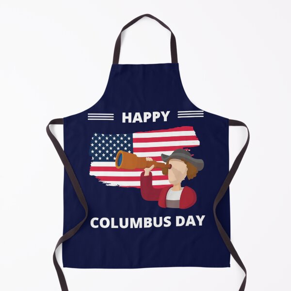 Item preview, Columbus Day with American Flag designed and sold by PopCultureClote.
