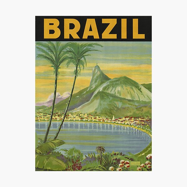 Item preview, 1940s Painting of Brazil designed and sold by Luke Mckinstry.