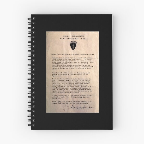 Item preview, D Day Landing WW2 Memorabilia Letter to Letter from Supreme Allied Expeditionary Force from Dwight E designed and sold by PopCultureClote.
