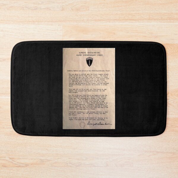 Item preview, D Day Landing WW2 Memorabilia Letter to Letter from Supreme Allied Expeditionary Force from Dwight E designed and sold by PopCultureClote.