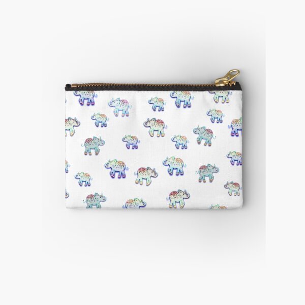 Item preview, HAPPY ELEPHANT PARTY MINT & BLUE by Monika Strigel designed and sold by SunlightStudios.