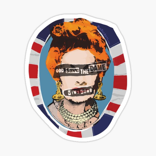 God Save The Dame Sticker