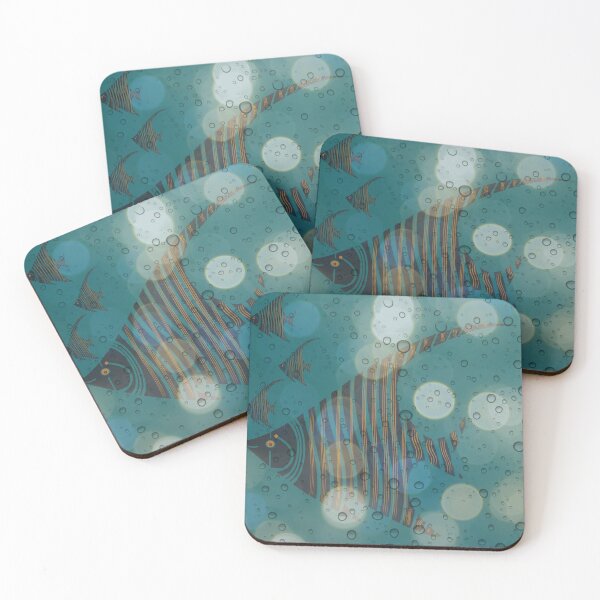 Item preview, Fish Tales - Blue Sea designed and sold by abbatestudio.