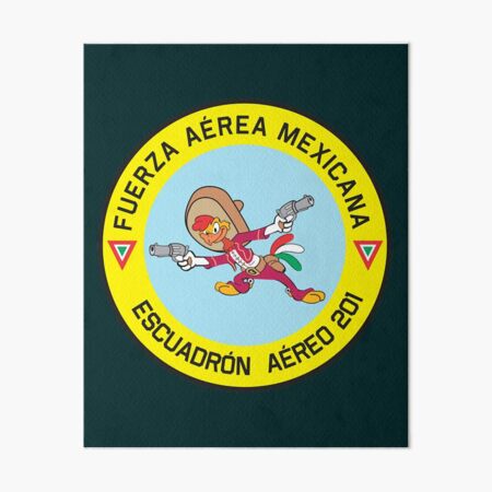 Item preview, Escuadron Aereo 201 - Fuerza Aerea Mexicana - Sauberer Stil designed and sold by PopCultureClote.