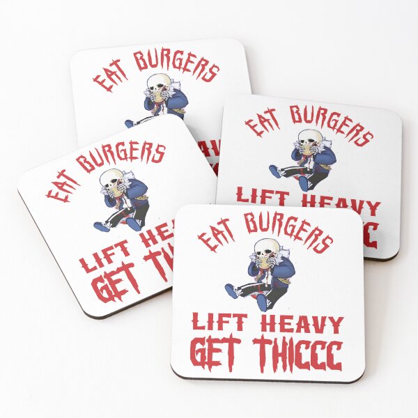 Item preview, Eat burgers lift heavy get thicc designed and sold by TasuDesigners.