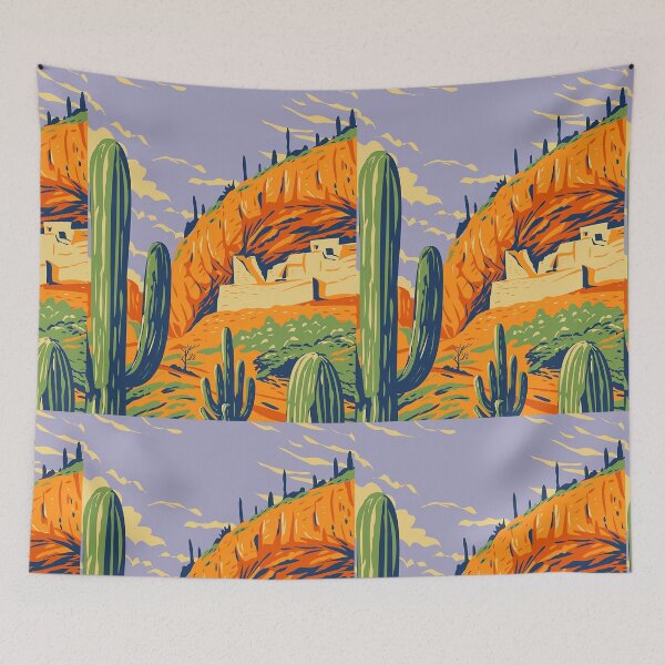 Item preview, Pipe Cactus  Art || waves || designed and sold by Artw0rld.